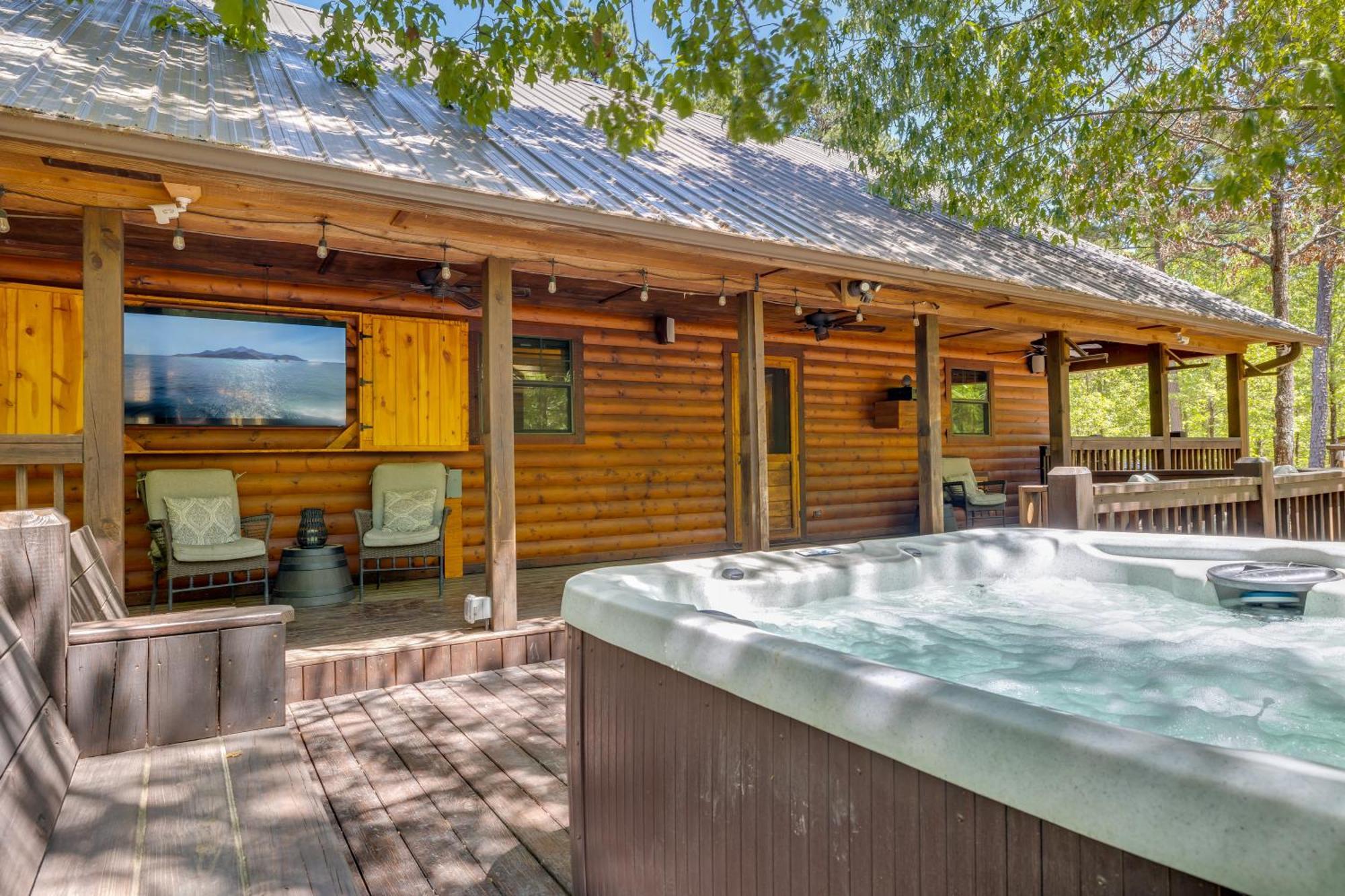 Cross Timbers Cabin On The Grove'S 25-Acres 布罗肯鲍 外观 照片